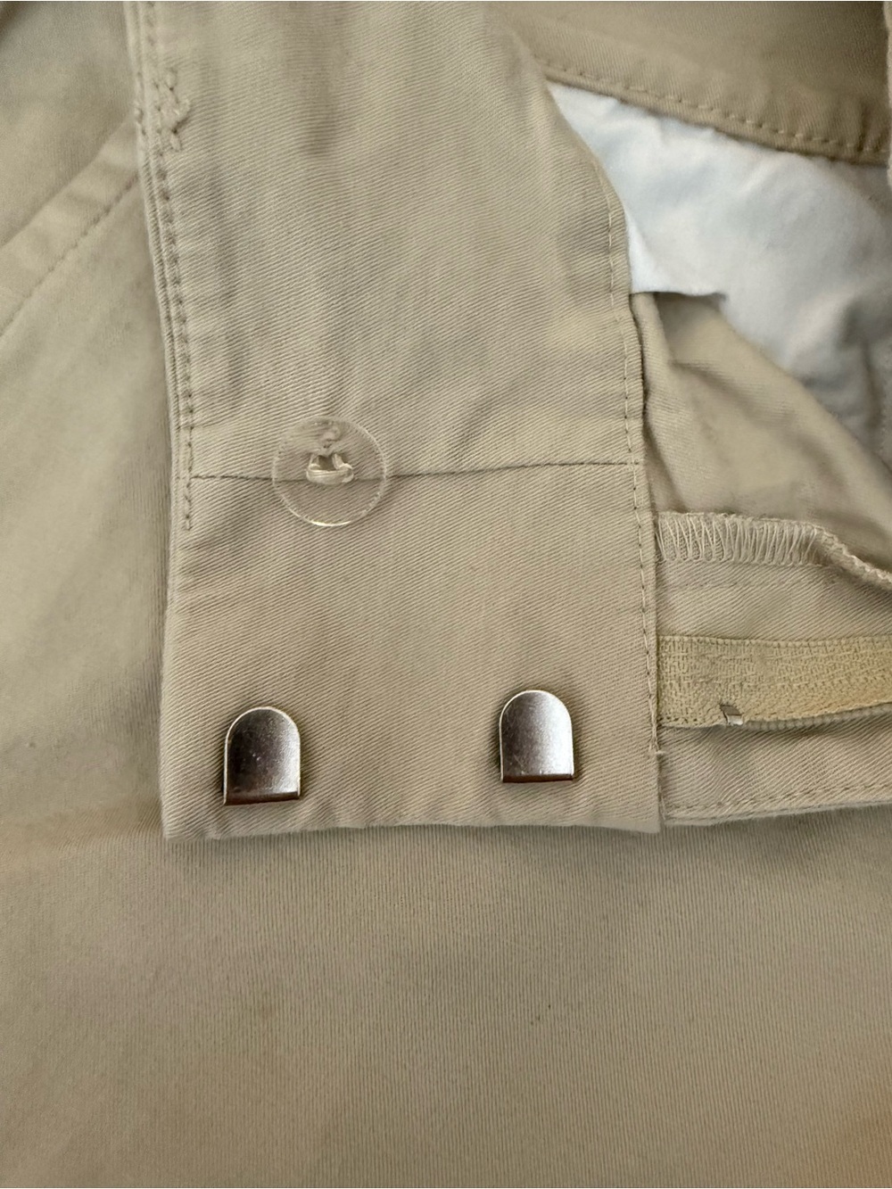 Ann Taylor Beige Tailored Bermuda Shorts - Picture 3 of 5